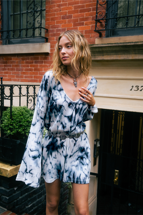 Elowyn Mini Dress with Belt