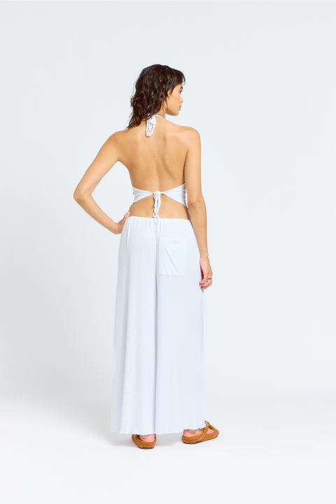 Isla Halter Top (Bright White)